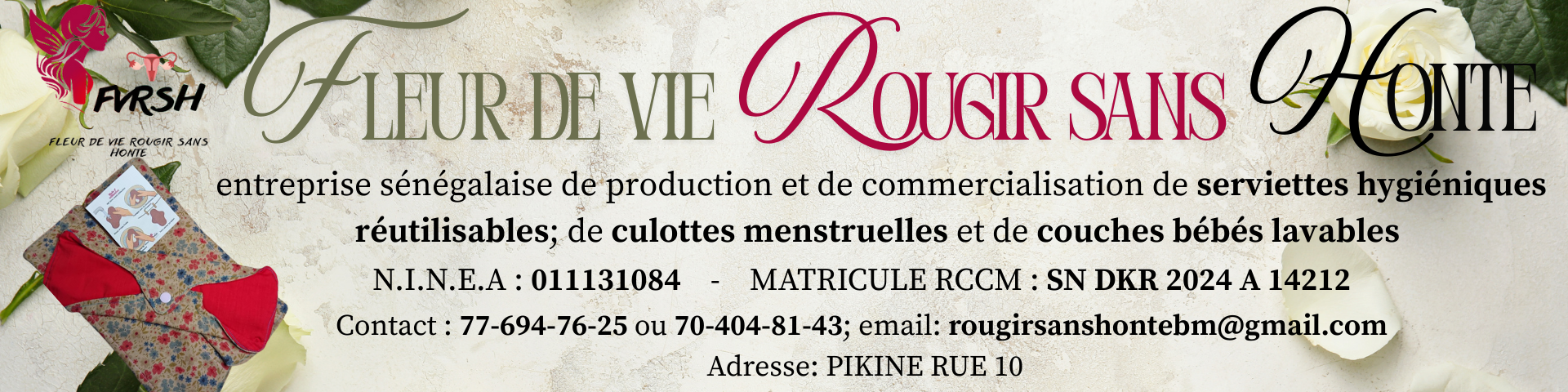 Fleurs de vie rougir sans honte