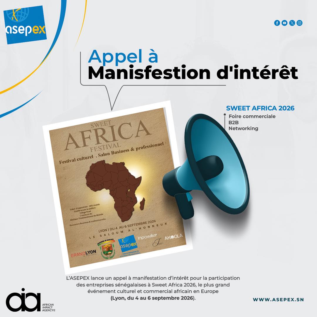 Appel à manifestation d’intérêt – Sweet Africa 2026
