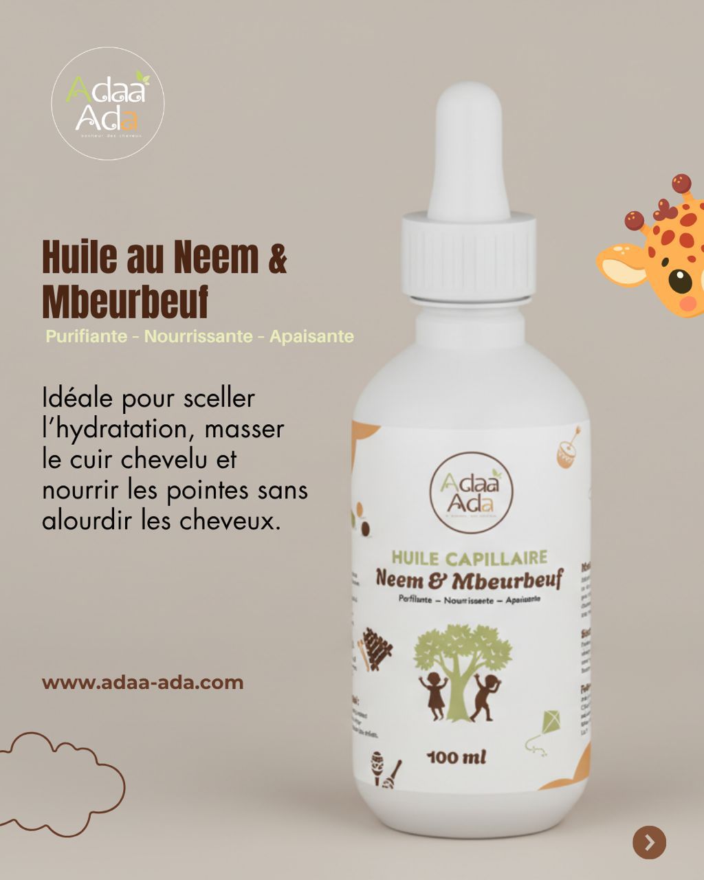 Huile au Neem et Mbeurbeuf