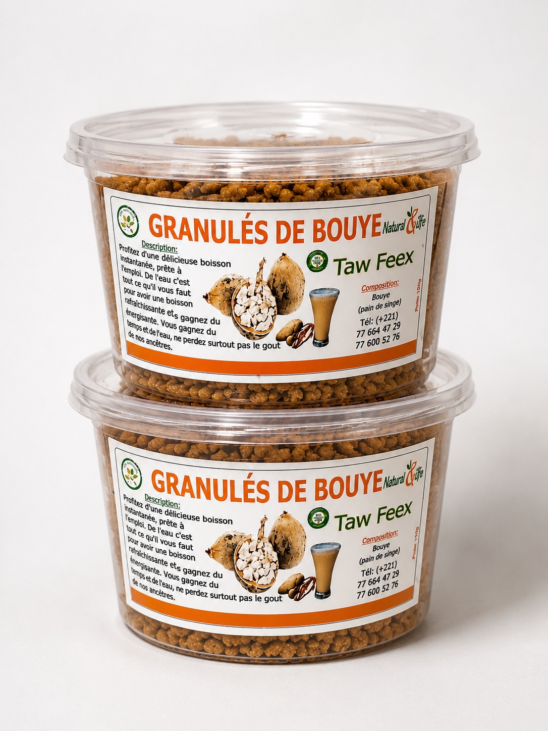 Granulés de bouye