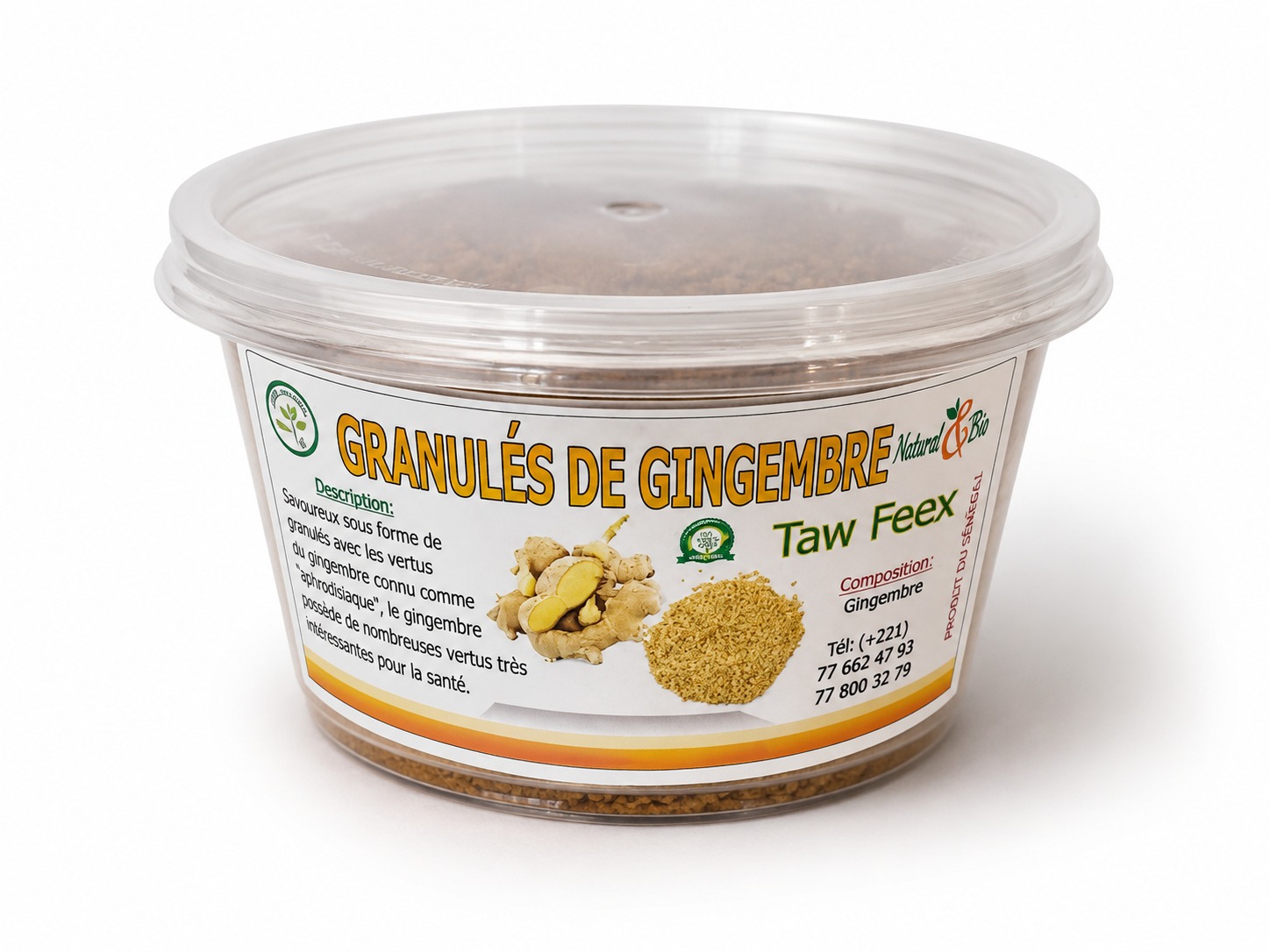 Granulés de gingembre