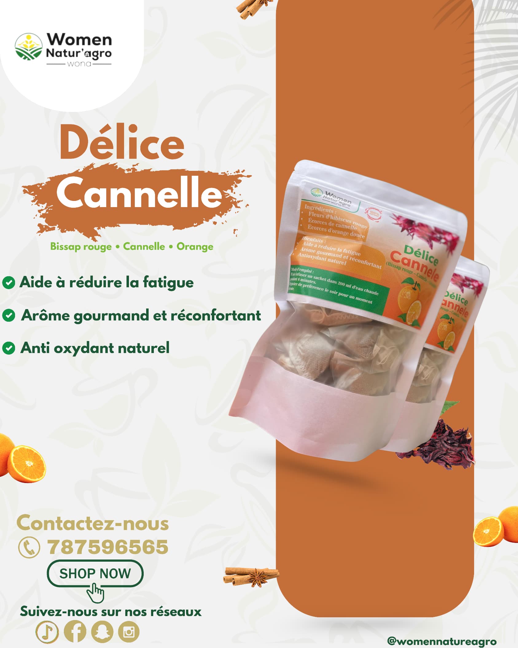 Thé Delice cannelle